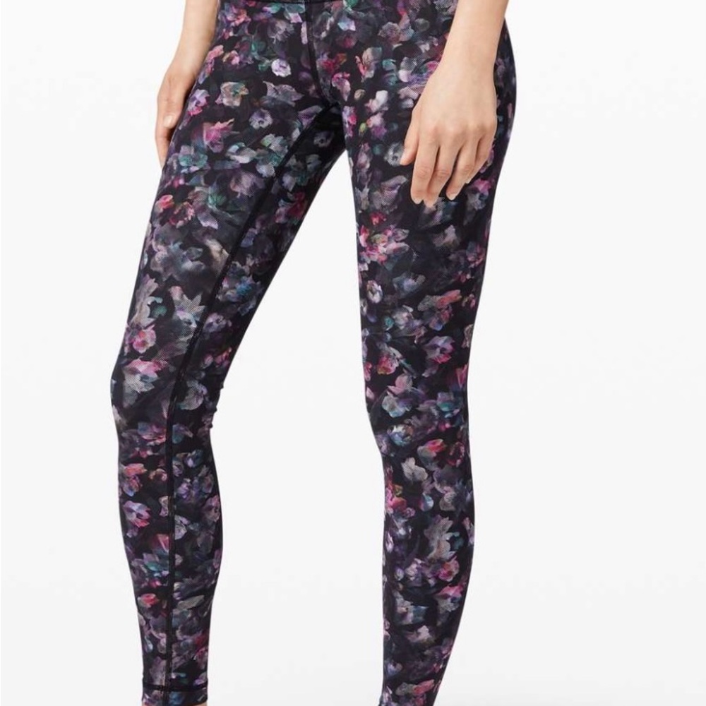 🌺NWOT Lululemon Wunder Under HR Leggings (6) Activate Floral Multi
